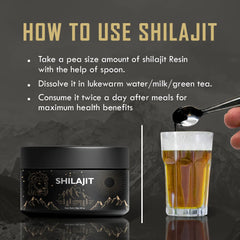 Himalayan Shilajit Resin use