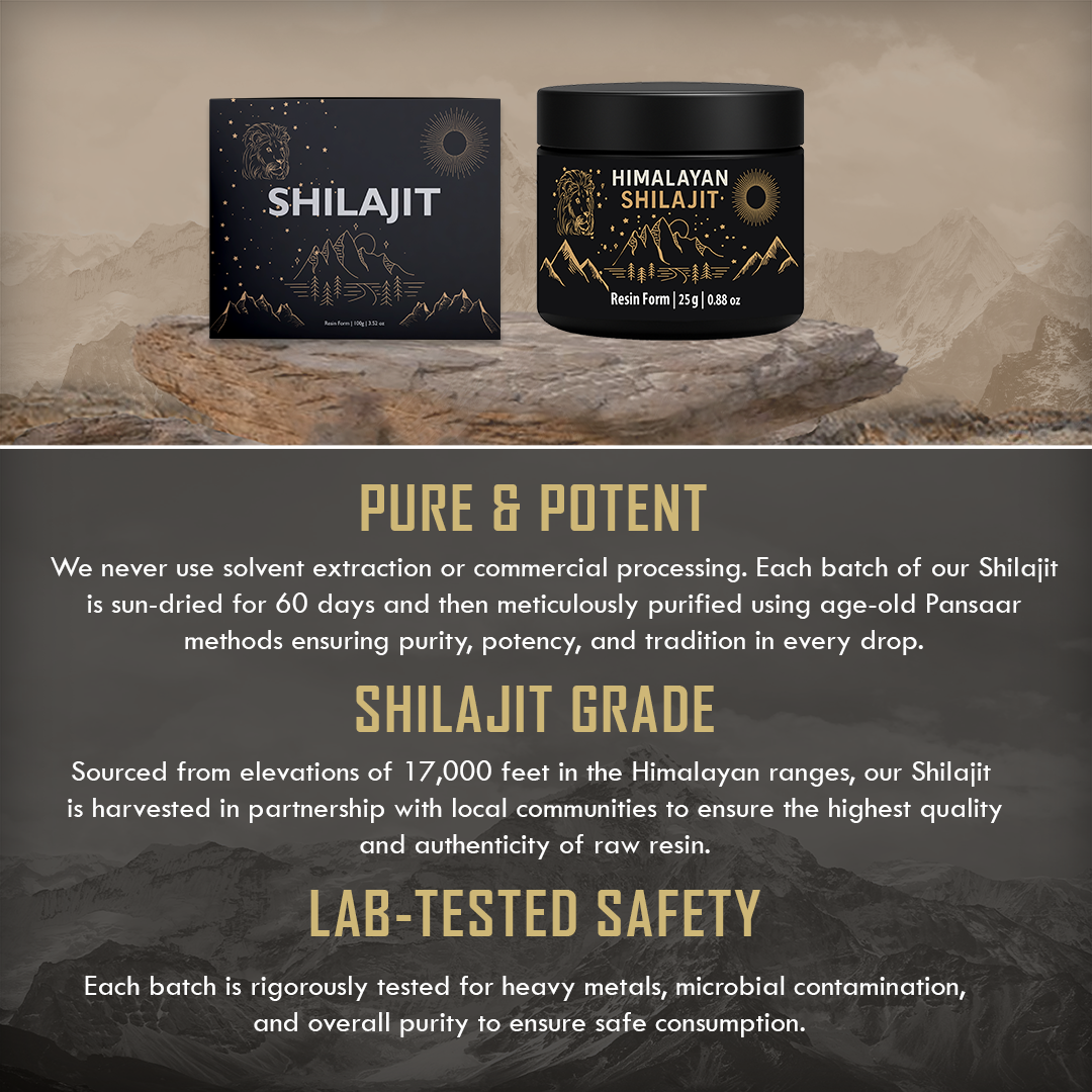 high quality shilajit Pure and Potent