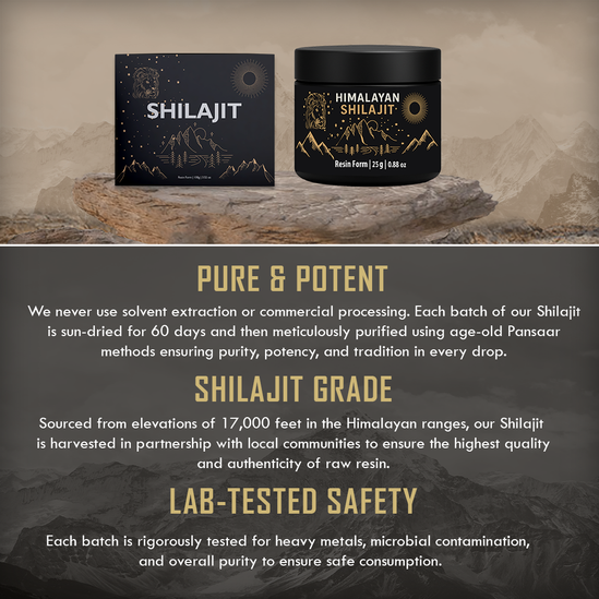 high quality shilajit Pure and Potent