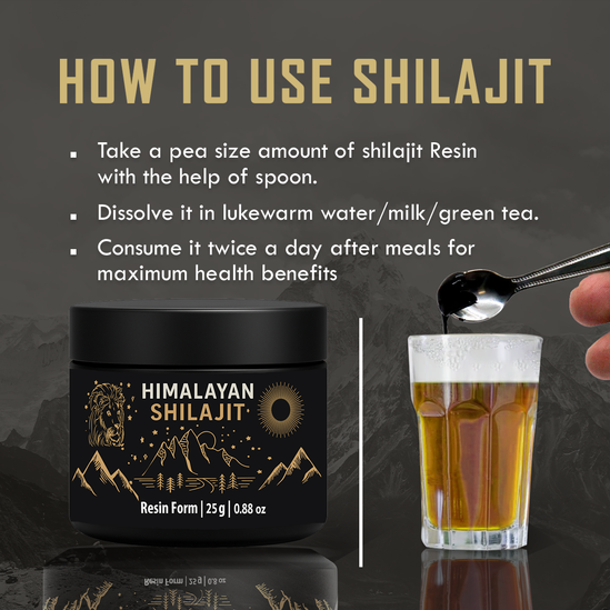 how to use high quality shilajit